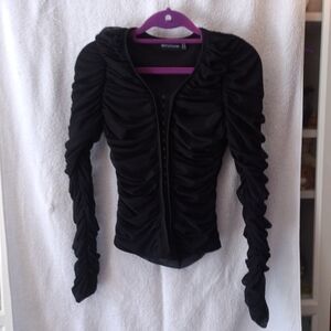 (3/$30) PrettyLittleThing Elegant Black Top